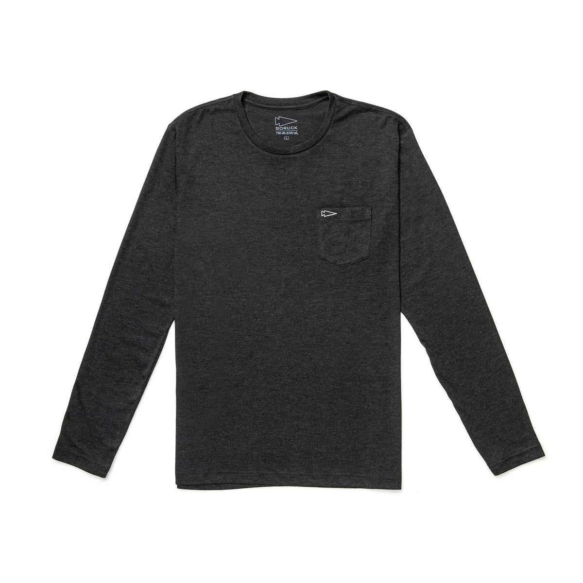 Men's Long Sleeve Pocket Tee - Tri-BlendX